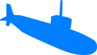 Strijkapplicatie duikboot