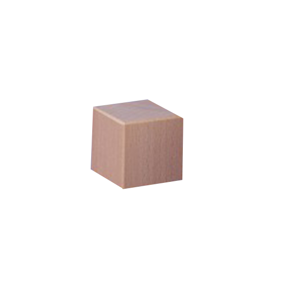 houten blok 6x6 cm