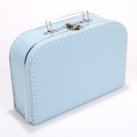 Kinderkoffertje lichtblauw 25 cm