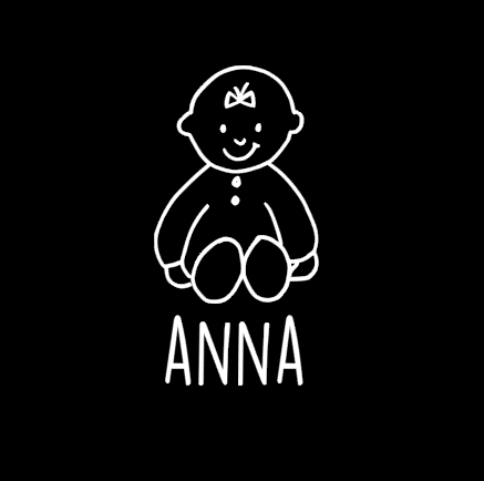 Autosticker Anna