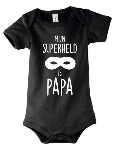 t-shirt/longsleeve/body mijn superheld is papa