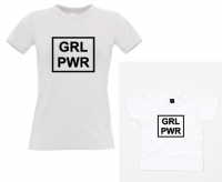 T-shirt baby GRL PWR