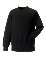 Sweater zwart merk Russel maat 1-2 jaar ( 90 cm)