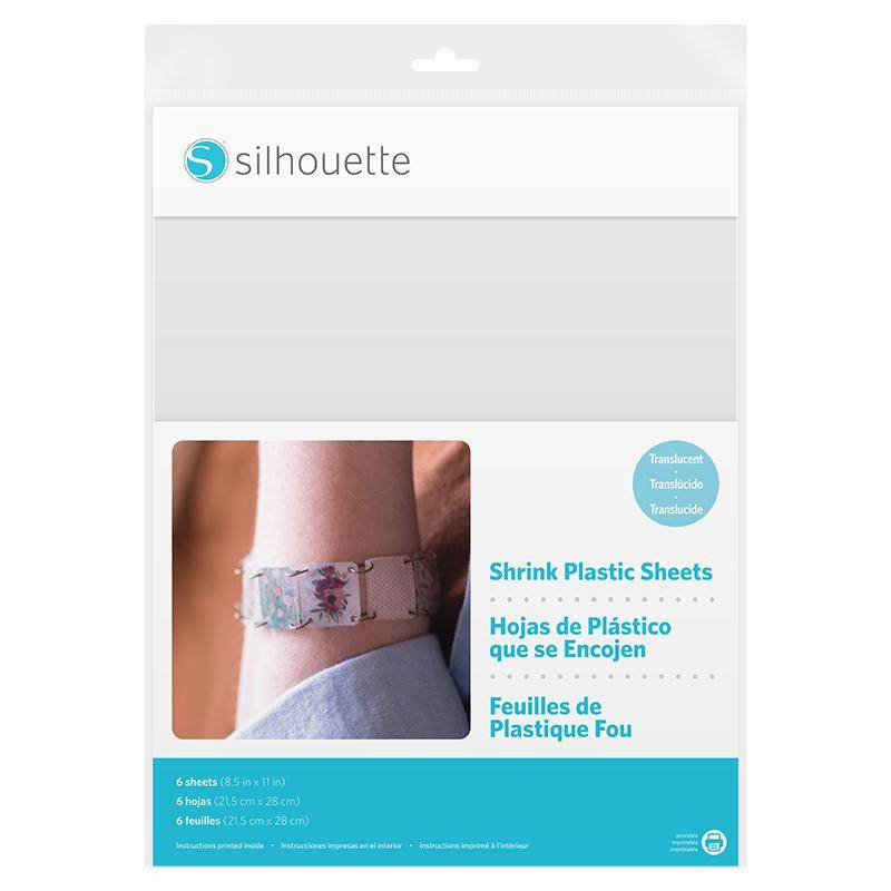 Silhouette Shrink Plastic Sheets - Clear printbare krimpfolie