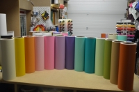 Totaalpakket pastel vinyl 13 kleuren 20 x 30 cm
