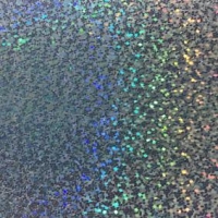 Holografische flexfolie licht blauw  30 cm x 50 cm