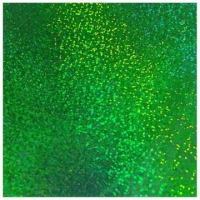 Holografische flexfolie groen  1 m x 50 cm